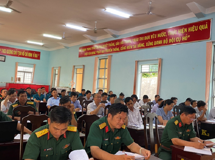 UBND huyện Ea H’leo tổ chức Hội nghị sơ kết nhiệm vụ quân sự, quốc phòng 6 tháng đầu năm 2022 